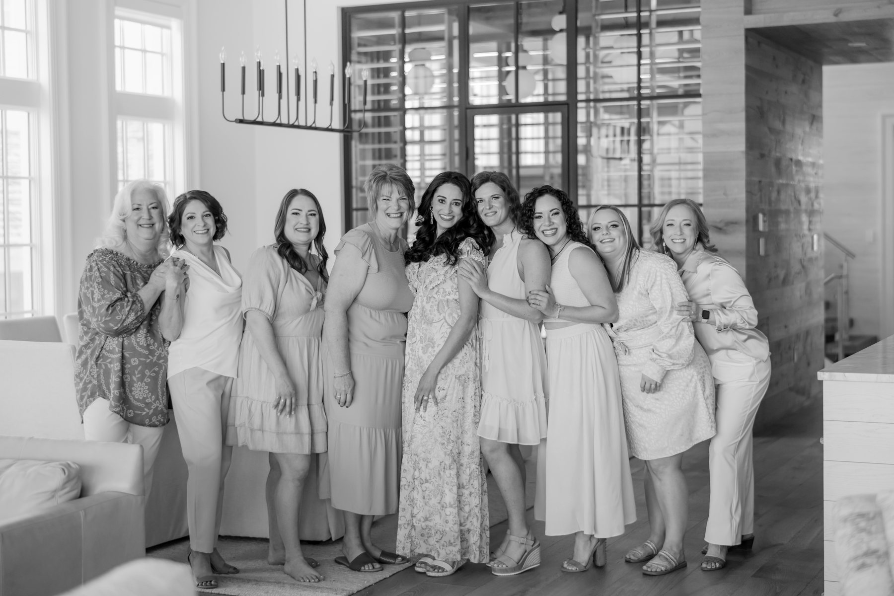 Women of the retreats together at 30A, Florida