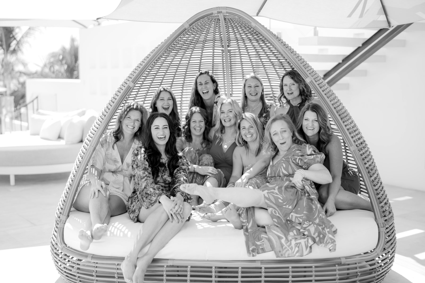 Women of the retreats together at Cabo, Mexico