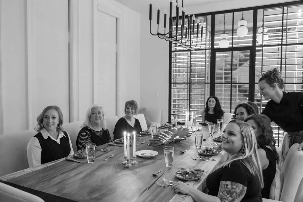 A private chef dinner during the Alys Beach retreat